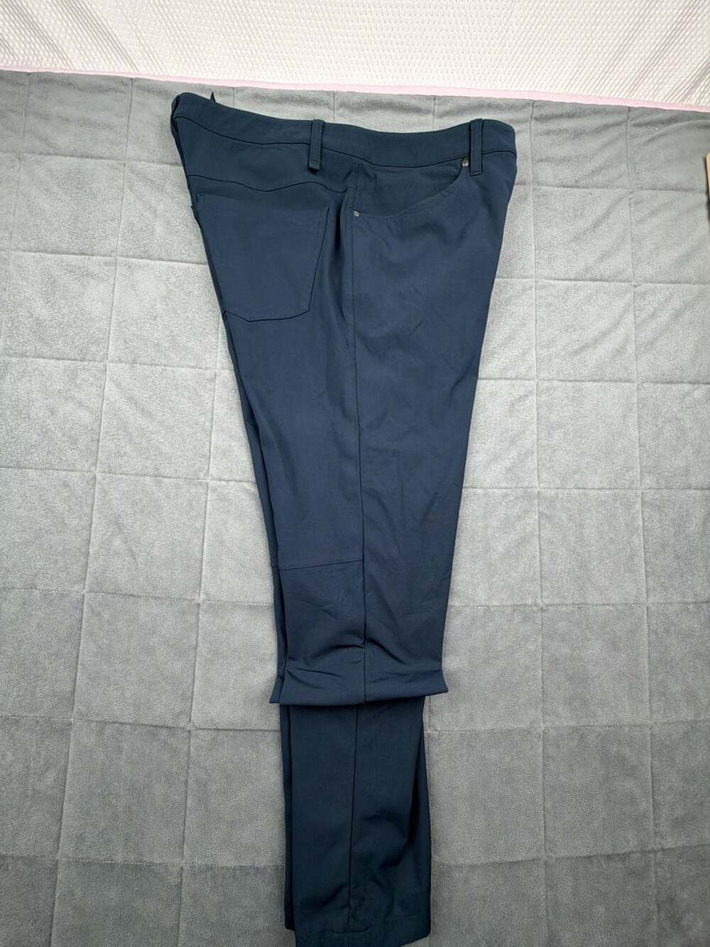 Lululemon ABC Slim-Fit 5-Pocket Pant Warpstreme Navy Blue Size 32x29